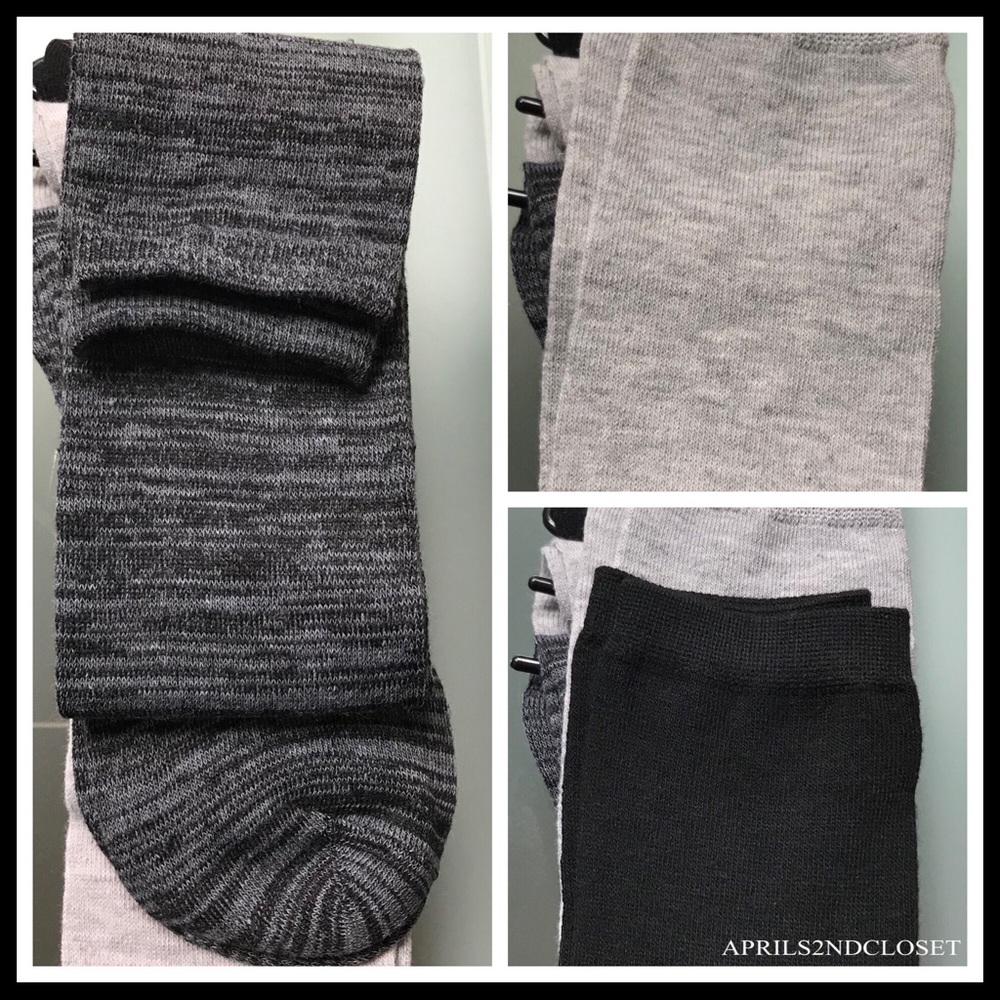 3 PAIRS B.O.C. TALL KNEE HIGH BOOT SOCKS A3C - Picture 6 of 8